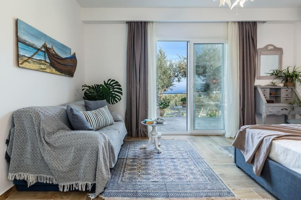 Skopelos Blue Heaven Pool Villa In Olive Grove Екстер'єр фото